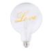 TCP 23992 - LED G40 LOVE BASE DOWN Designer Filament Love Themed Light Bulb