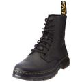 Dr. Martens Unisex Lace Boot Combs Leather, Black Wyoming, 10 UK