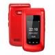 uleway Big Button Mobile Phone for Elderly, Sim Free Unlocked Flip Phone, Easy to Use Basic Cell Phone with Dual Display, SOS Button,Torch, FM Radio, Camera (Red)