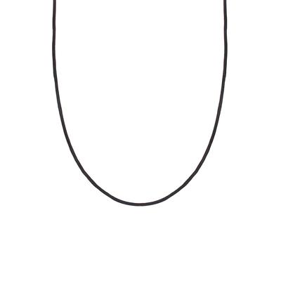 Nenalina Seidenband Kette Basic Kombinierbar 925 Silber 60 Damen