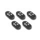 5 x télécommande 4 canaux rolling code noire topd4rks 806ts-0122 - Came