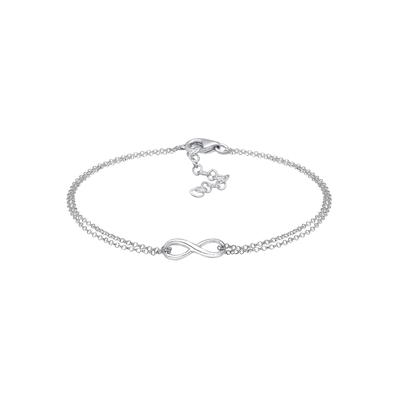 Elli - Infinity Symbol Love Unendlich 925 Sterling Silber Armbänder & Armreife 1 ct Damen