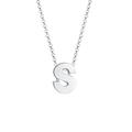 Elli - Femme Pendentif Lettre S Initiale - (925/1000) Argent Ketten Damen