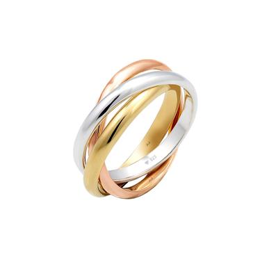 Elli Basic Wickelring Klassisches Design 925 Silber 52 Damen