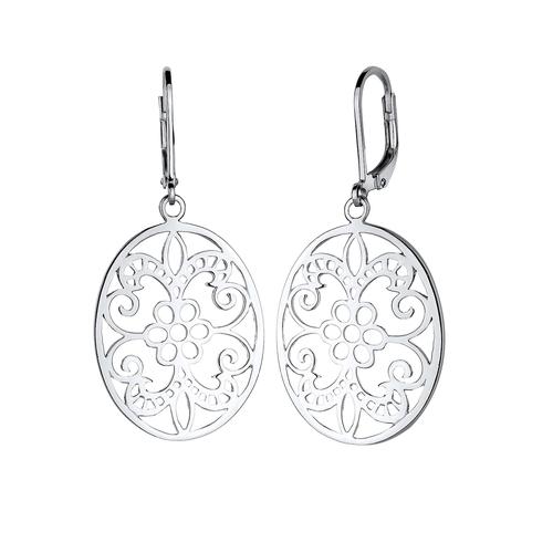 Elli – Elli Ohrringe Ornament Floral Orientalisch 925 Sterling Silber Damen