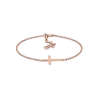 Elli Symbol Religion Kreuz Filigran Trend 925 Silber 18 Damen