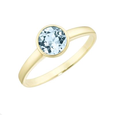 Luigi Merano - Ring mit Blautopas, Gold 375 Ringe Violett Damen