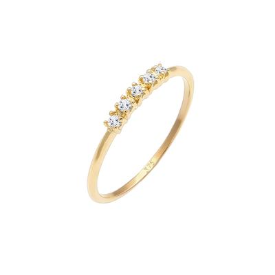 Elli PREMIUM Microsetting Topas Edelstein Valentin 375 Gelbgold 58 Damen Image