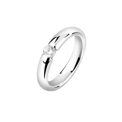 Nenalina - Solitär Zirkonia Kristall Verlobung 925 Silber Ringe 1 ct Damen (59.89 € / 1 ct)