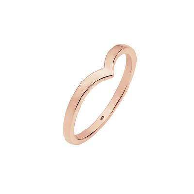 Elli - V-Stacking Geo Trend Blogger 925 Sterling Silber Ringe 1 ct Damen (49.99 € / 1 ct)