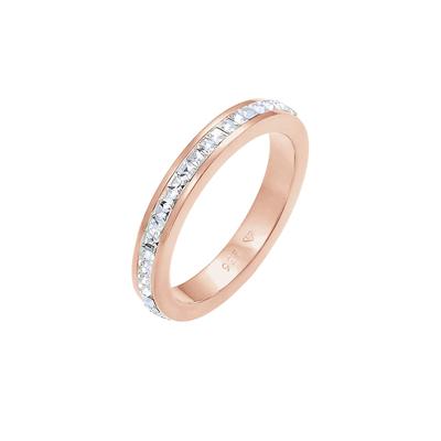 Elli PREMIUM - Elli PREMIUM Ring Bandring Geo Shape Kristalle 925 Silber Ringe 1 ct Damen (79.99 € / 1 ct)