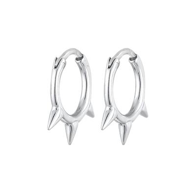 Elli Creolen Spikes Trend Must-Have Blogger 925 Silber silberfarben Damen