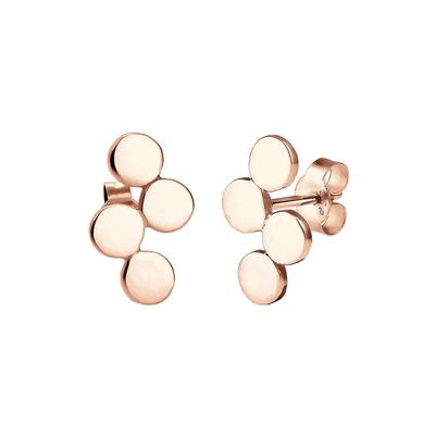 Elli Kreis Geo Minimal Trend 925 Sterling Silber rosefarben Damen