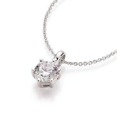 Smart Jewel - Kette Zirkonia-Anhänger, Silber 925 Ketten 1 ct Weiss Damen (54.99 € / 1 ct)
