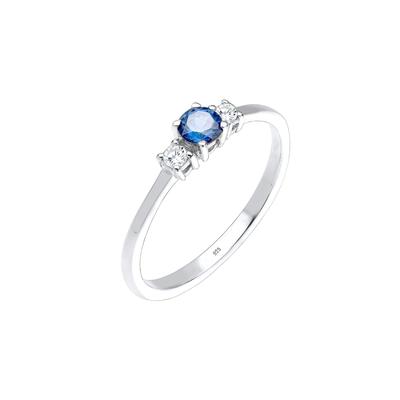 Elli - Verlobungsring Zirkonia 925 Sterling Silber Ringe 1 ct Damen