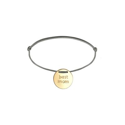 Elli - Wording Muttertag Best Mom Nylon Trend 925 Silber Armbänder & Armreife 1 ct Damen (39.99 € / 1 ct)