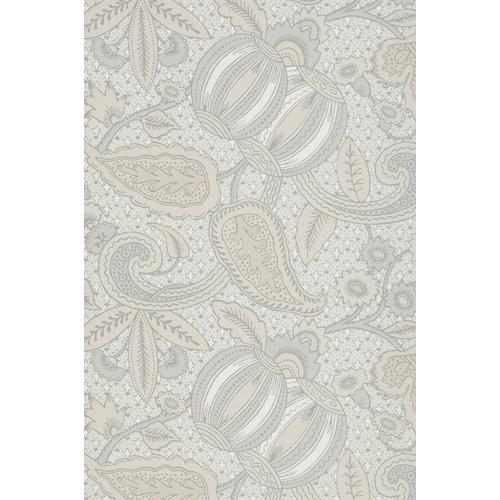 Little Greene 'Pomegranate - Grey Scale' - Grey Wallpaper