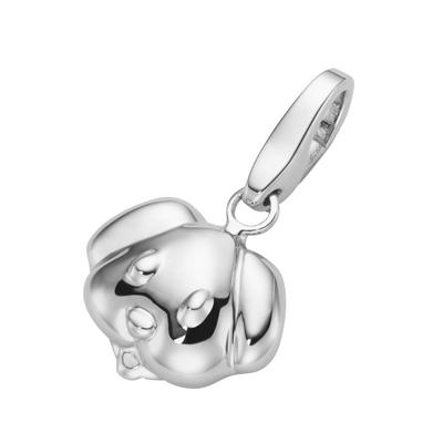 Giorgio Martello Milano - Charm Hundekopf, Silber 925 Charms & Kettenanhänger 1 ct Silber Damen