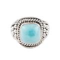Limitless Beauty,'Sky Blue Larimar Cocktail Ring from India'