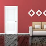 Trimlite Primed 2 Panel Ovolo Interior Door Prehung w/ 7-1/4" Jambs Wood in Brown/Green | 80 H x 28 W in | Wayfair 2468138pri8082RH10B714