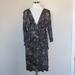 Athleta Dresses | Athleta Dress Small Black Cream Celtic Floral Ties | Color: Black/Cream | Size: S