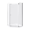 Nevada Neo Angle Shower Enclosure Kit With Acrylic Base Without Walls - A&E Bath and Shower SK-NA38-NW