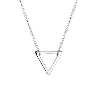 Elli - Dreieck Geo Minimal 925 Sterling Silber Ketten 1 ct Damen (49.99 € / 1 ct) Image