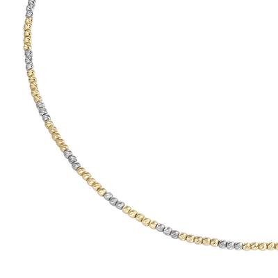 Luigi Merano - Kette mit facettierten Kugeln, Gold 585 Ketten 1 ct Hellbraun Damen