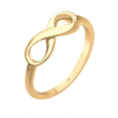 Elli - Basic Infinity Unendlichkeit 925 Sterling Silber Ringe 1 ct Damen