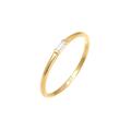 Elli PREMIUM - Liebe Zart Edel Geo Topas 585 Gelbgold Ringe Damen