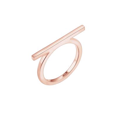 Elli - Geo Minimal Blogger Trend Stab 925 Sterling Silber Ringe 1 ct Damen