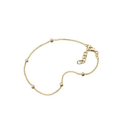 Elli Kristalle Fußschmuck 925 Silber 25 Damen