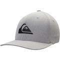 Men's Quiksilver Heathered Gray Amped Up Flex Fit Hat