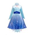 Lito Angels Princess Travel Dress Costume for Girls Kids, Snow Queen Fancy Party Outfits, Age 10-11 Years, Light Blue (Coat, Dress & Leggings Set)