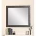 Latitude Run® Nazife Modern & Contemporary Wall Mirror Metal in Gray | 32 H x 60 W x 0.75 D in | Wayfair D162184605084100B656BA34C28DEB4A