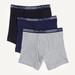 Nautica Men's Classic Boxer Briefs, 3-Pack Olive Grey, XL