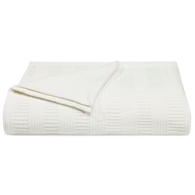 Rope Stripe Twin Blanket - Deck White