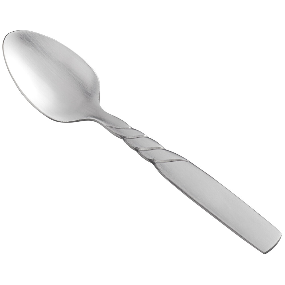 "World Tableware 322 007 Collingwood 4 3/4"" 18/0 Stainless Steel Heavy Weight Demitasse Spoon - 36/Case"