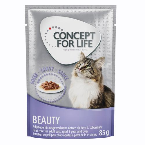 24x85g Beauty in Soße Concept for Life Katzenfutter