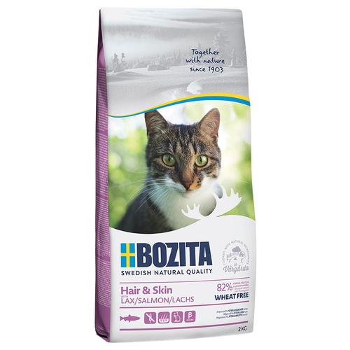 2kg Hair & Skin Weizenfrei Bozita Katzenfutter trocken