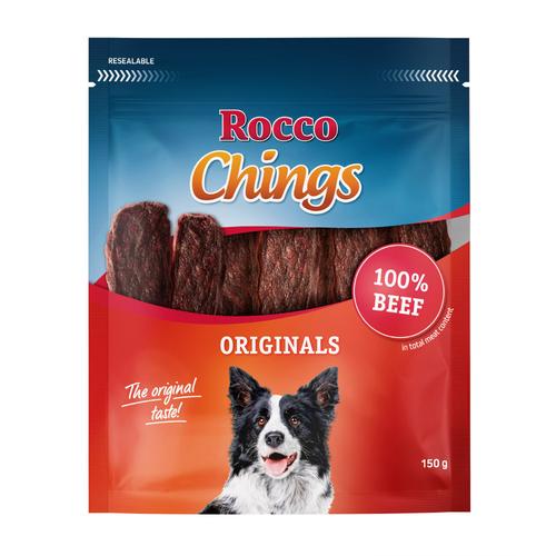 600g Chings Kaustreifen - Rind Rocco Hundesnack