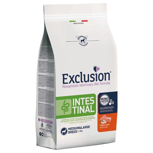 2x12kg Exclusion Diet Intestinal Medium/Large Adult mit Schwein & Reis Hundefutter trocken