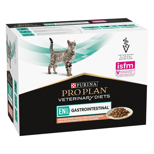 2 x 10 x 85 g Megapack PURINA PRO PLAN Veterinary Diets Feline EN Lachs Katzennassfutter