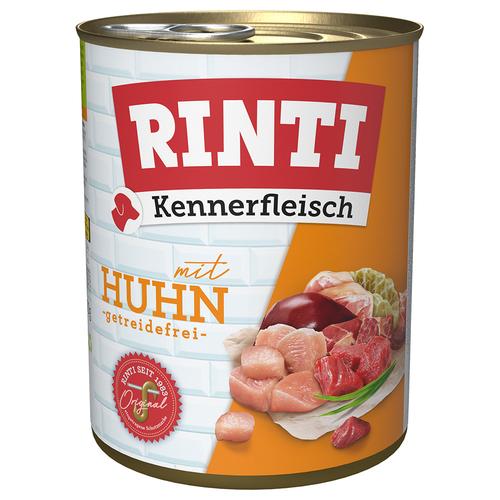 6x800g Kennerfleisch Huhn RINTI Hundefutter