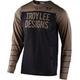 Troy Lee Designs Skyline Air Pinstripe LS Jersey, black-brown, Size 2XL