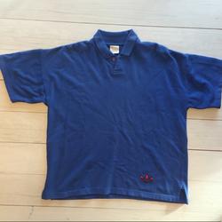 Adidas Shirts | Adidas Men Polo Sweatshirt Vtg Trefoil Blue Sz L | Color: Blue | Size: L