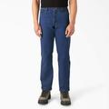 Dickies Men's Regular Fit Jeans - Stonewashed Indigo Blue Size 44 32 (9393)