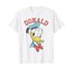 Disney Mickey And Friends Donald Duck Simple Text Portrait T-Shirt