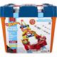 Hot Wheels GNJ01 - Hot Wheels Track Builder Unlimited Power Boost Box, mit 6 Metern Trackset und Zubehör inkl. 2 Autos, Autorennbahn Geschenkidee für Kinder ab 6 Jahren