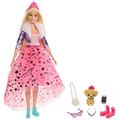 Barbie GML76 - Prinzessinnen-Abenteuer Puppe Mit Mode (ca. 30 cm), Blond, Puppe Mit Hündchen, 2 Paar Schuhe, Diadem Und 4 Accessoires, Für Kinder Von 3 Bis 7 Jahren